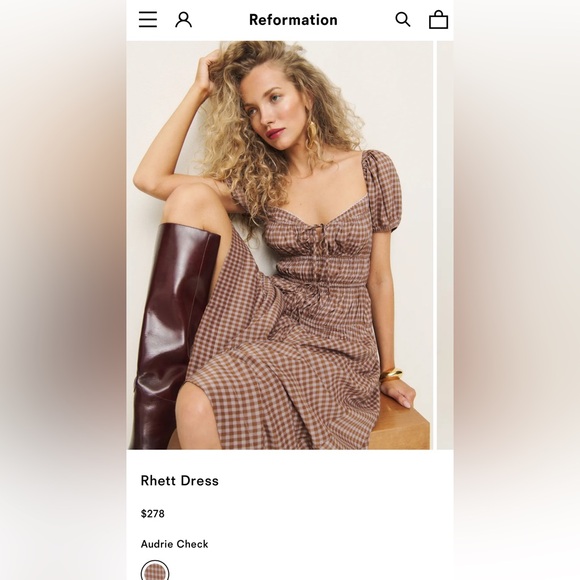 Reformation Rhett Dress - Picture 2 of 7